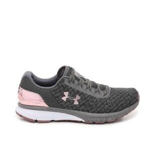 Under Armour Charged Escape 2 Chrome Running Shoes in Gray and Pink Metallic
